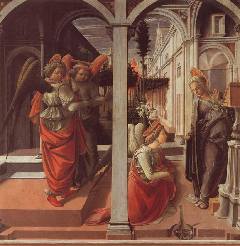 The Annunciation, Fra Filippo Lippi